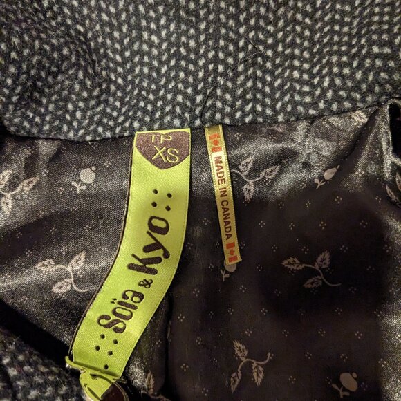 Size XS Soia Kyo wool coat - Picture 3 of 4